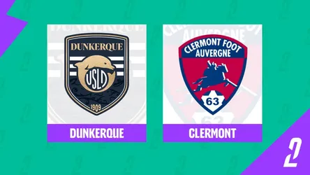Dunkerque vs Clermont Foot