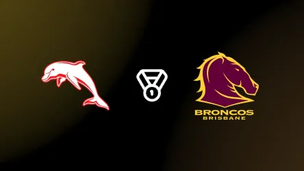 Dolphins vs Brisbane Broncos poster