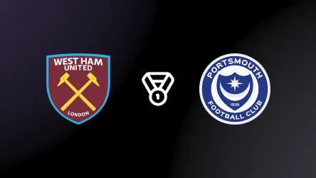 West Ham United vs Portsmouth poster