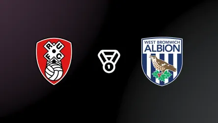 Rotherham United vs West Bromwich Albion poster