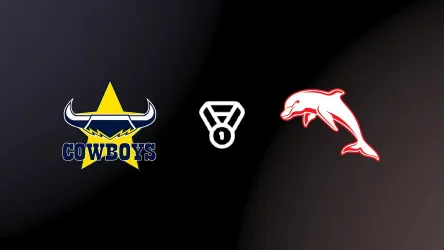 North Queensland Cowboys vs Dolphins poster