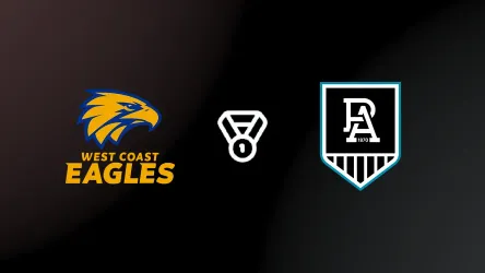 West Coast Eagles vs Port Adelaide Football Club poster
