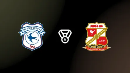 Cardiff City vs Swindon Town poster
