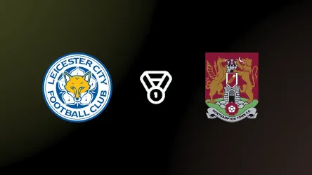 Leicester City vs Northampton Town poster