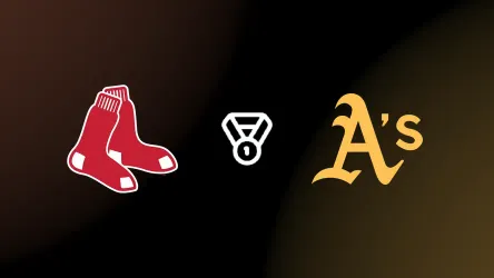 Boston Red Sox vs Athletics poster