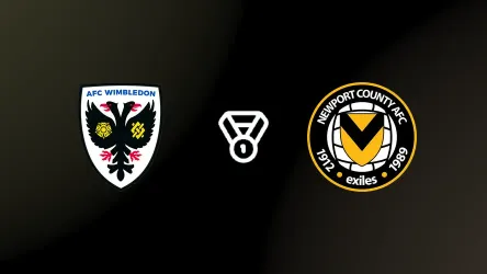 AFC Wimbledon vs Newport County poster