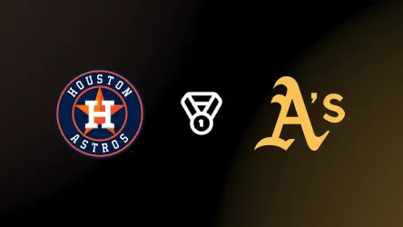 Houston Astros vs Athletics poster