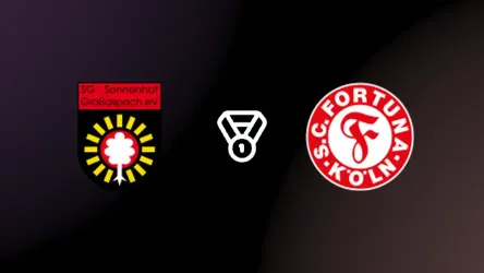 SG Sonnenhof Grossaspach vs Fortuna Köln poster