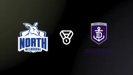 North Melbourne Kangaroos vs Fremantle Dockers poster