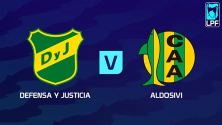 Defensa y Justicia vs Aldosivi