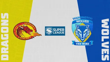 Catalans Dragons vs Warrington Wolves