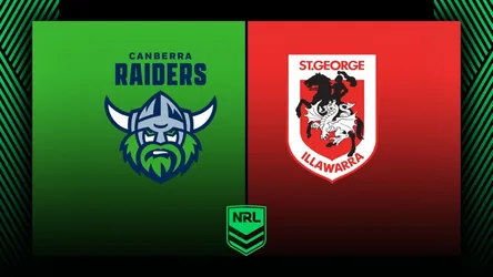 Canberra Raiders vs St. George Illawara Dragons poster