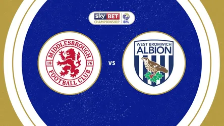 Middlesbrough vs West Bromwich Albion