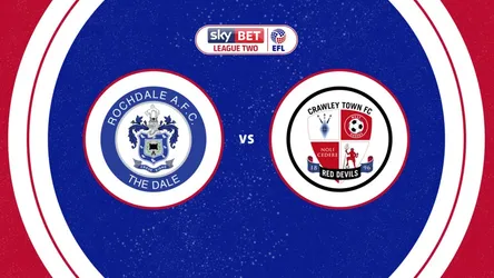 Rochdale vs Crawley Town