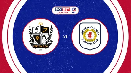 Port Vale vs Crewe Alexandra
