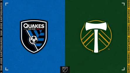 San Jose Earthquakes vs Portland Timbers poster
