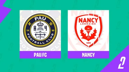Pau vs Nancy Lorraine