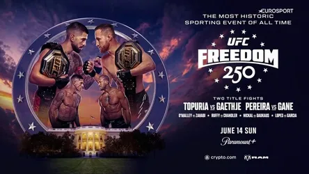 UFC Freedom 250 Topuria vs Gaethje