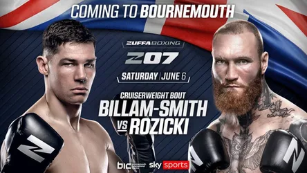 Zuffa Boxing 7 Billam-Smith vs Rozicki
