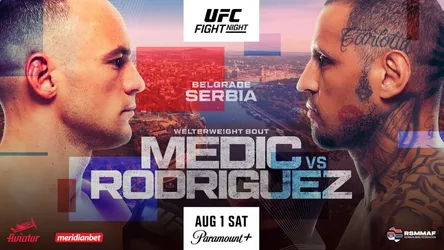UFC Fight Night 283 Medić vs Rodriguez