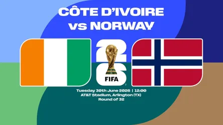 Ivory Coast vs Norway