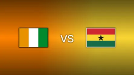 Ivory Coast vs Ghana poster